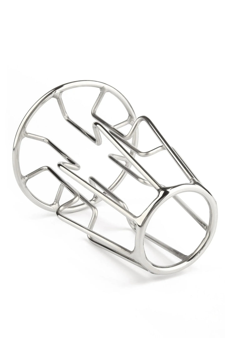 Mr. Steel Trapezoid Buttplug Large | Tunnelplug - Mr. Steel | SIN&LACE