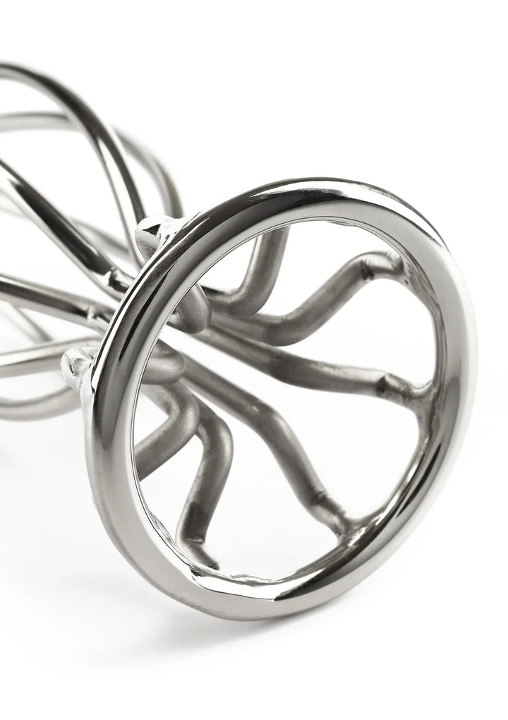 Mr. Steel Round wire Buttplug Large | Tunnelplug - Mr. Steel | SIN&LACE