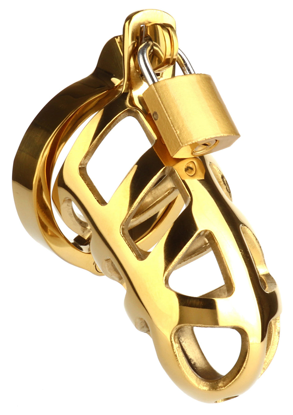 Brutal Chastity Cage Gold