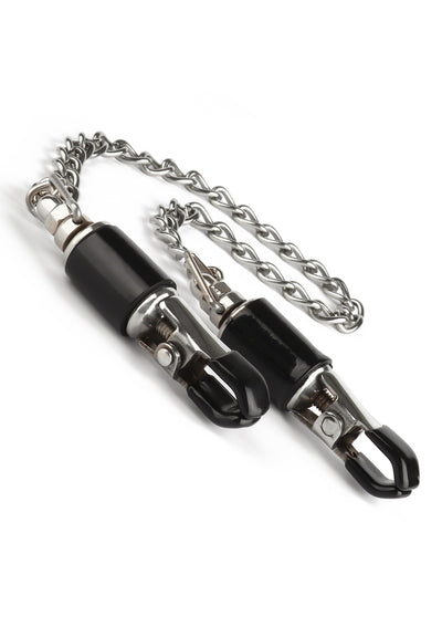 Mr. Steel Barrel Tit Clamps With Chain tepelklemmen