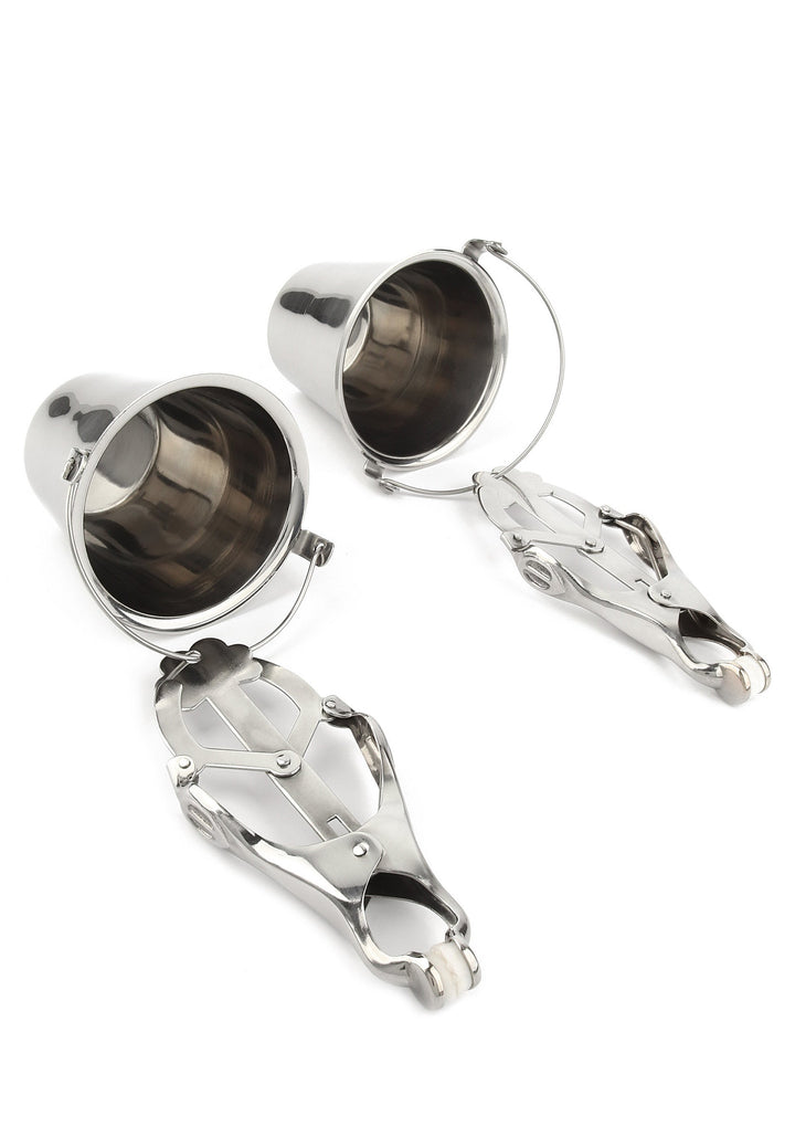 Mr. Steel Nipple Clamps with Buckets tepelklemmen
