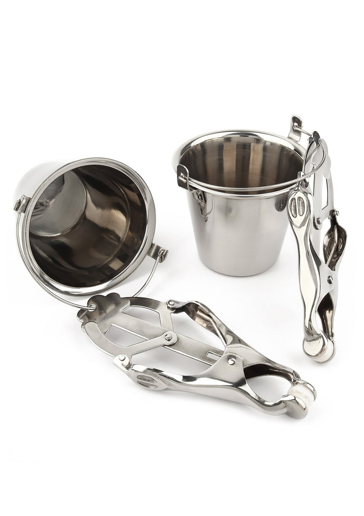 Mr. Steel Nipple Clamps with Buckets tepelklemmen