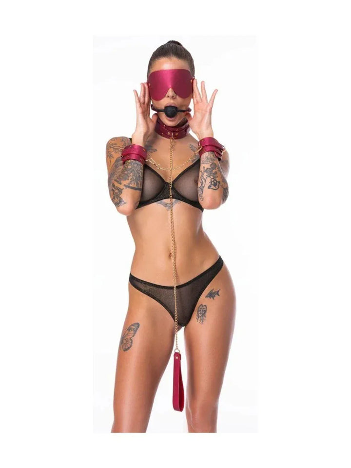 Bad Kitty Bondage Set - Roze (6-delig) | Bondage Set - Bad Kitty | SIN&LACE