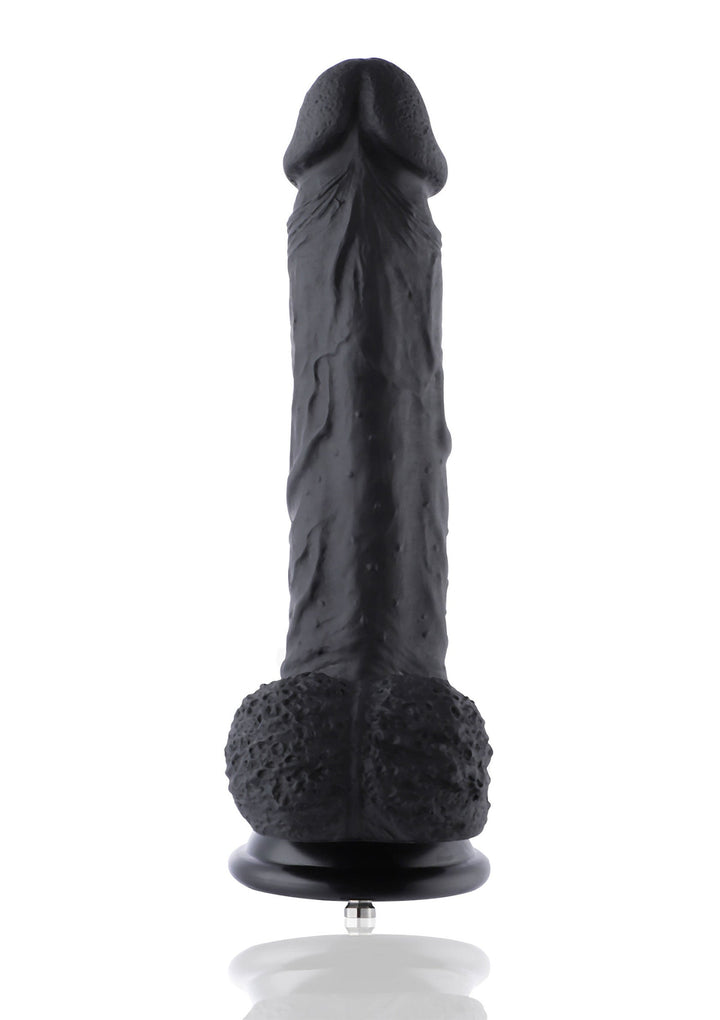 Hismith KlicLok Dildo 20 cm - Zwart - afbeelding 4