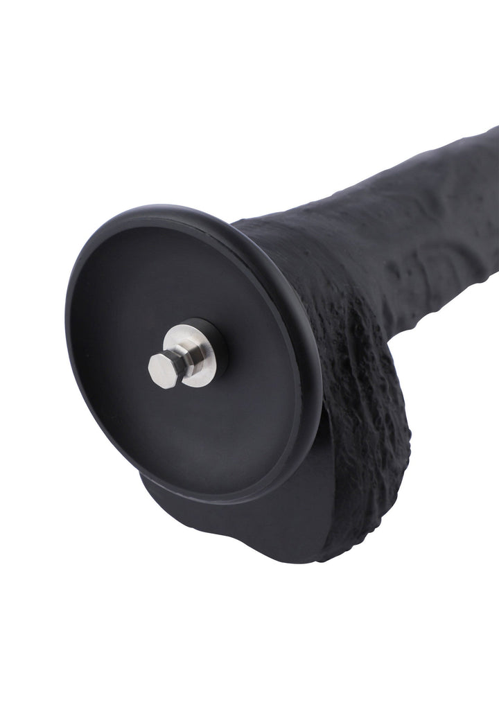Hismith KlicLok Dildo 20 cm - Zwart - afbeelding 8