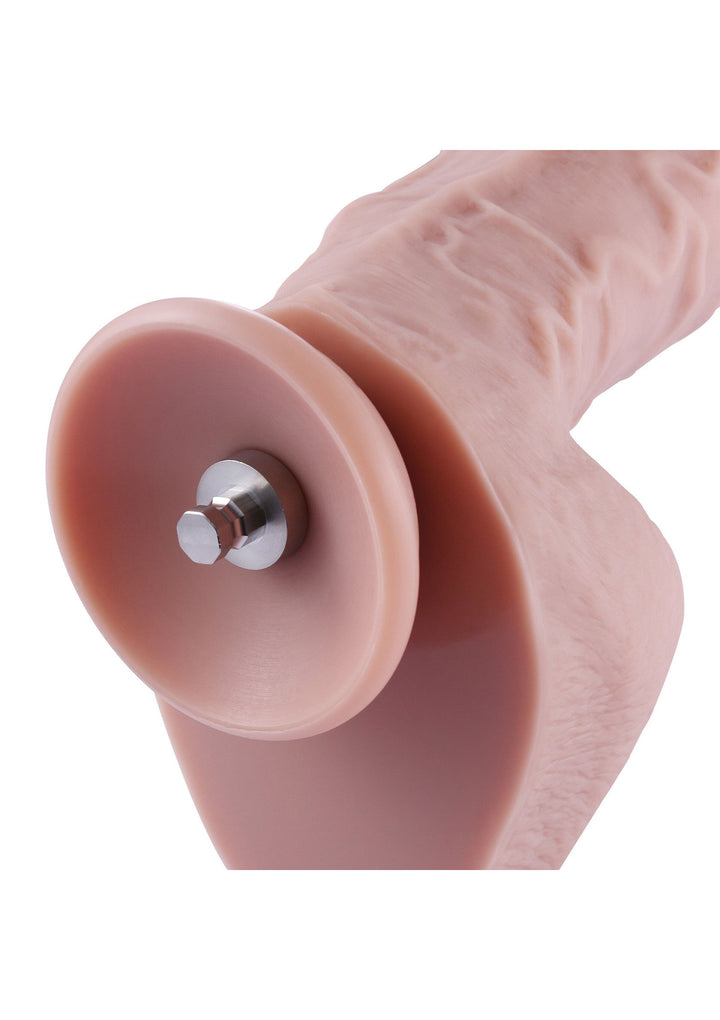 Hismith KlicLok Dildo 21 cm - Huidskleur - afbeelding 2