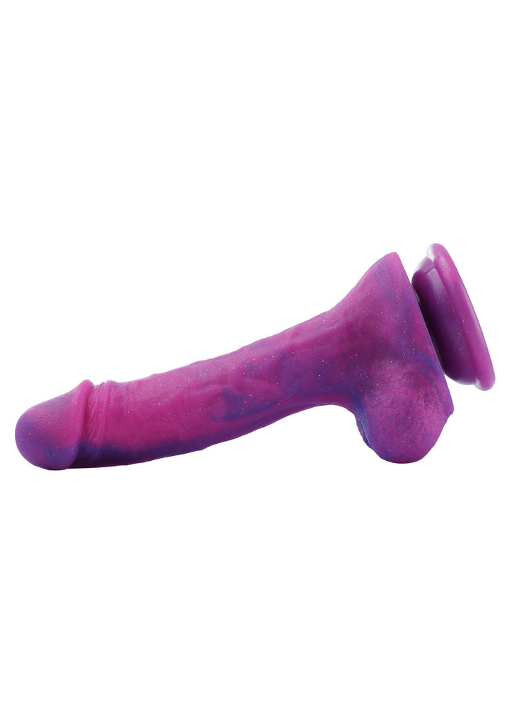 Hismith KlicLok Dildo 19 cm - Paars - afbeelding 7