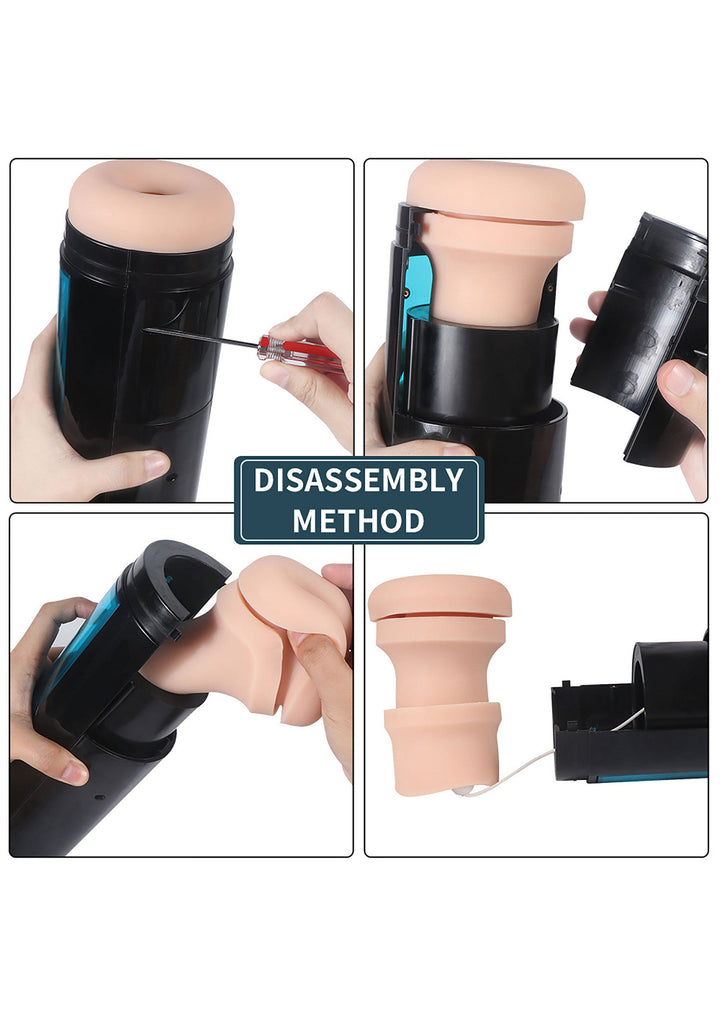 Hismith KlicLok Vibrating Stroker masturbator