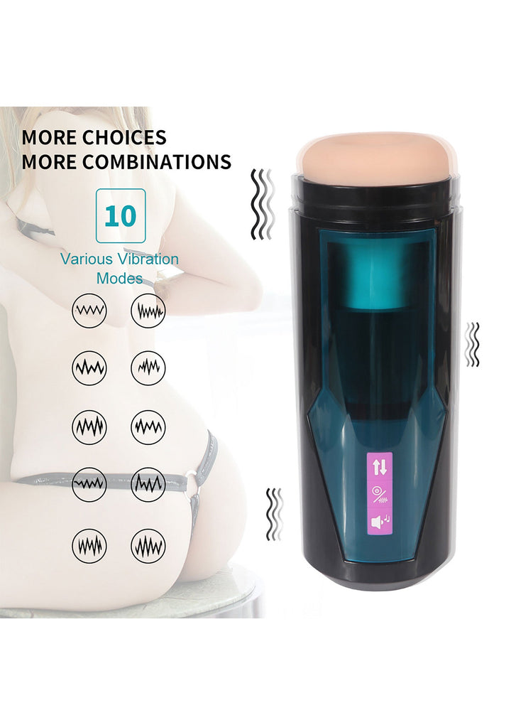 Hismith KlicLok Vibrating Stroker masturbator