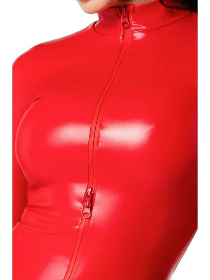 Noir Handmade Catsuit Orgia Wetlook Rood | Catsuit - Noir Handmade | SIN&LACE