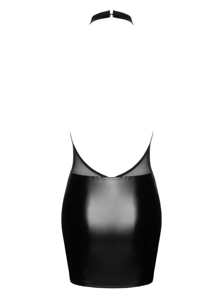 Noir Handmade Doorschijnende Wetlook jurk | Jurk - Noir Handmade | SIN&LACE