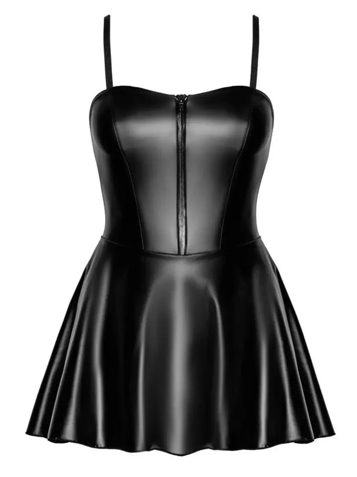 Noir Handmade Wetlook Cocktail Jurk | Jurk - Noir Handmade | SIN&LACE