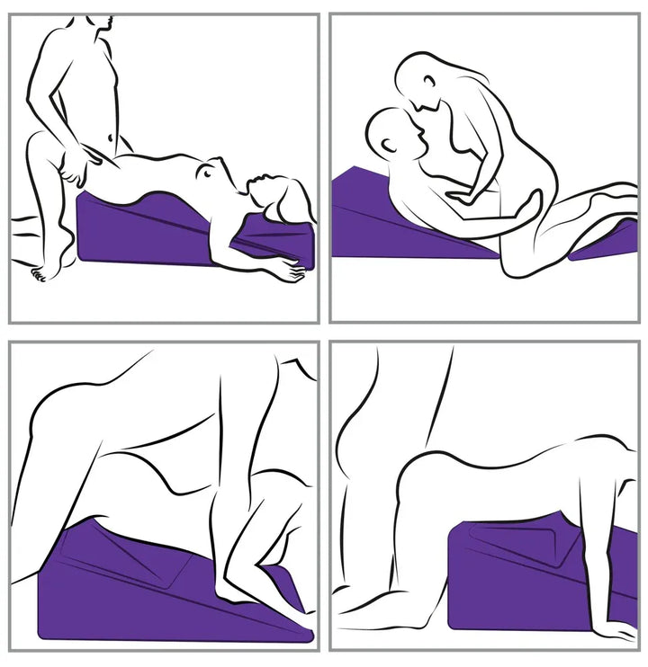 Liberator Wedge/Ramp zwart | Bondage kussen - Liberator | SIN&LACE