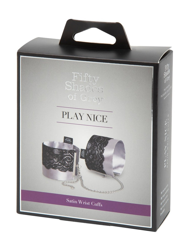 Fifty Shades Of Grey Play Satijnen Handboeien - Zilver