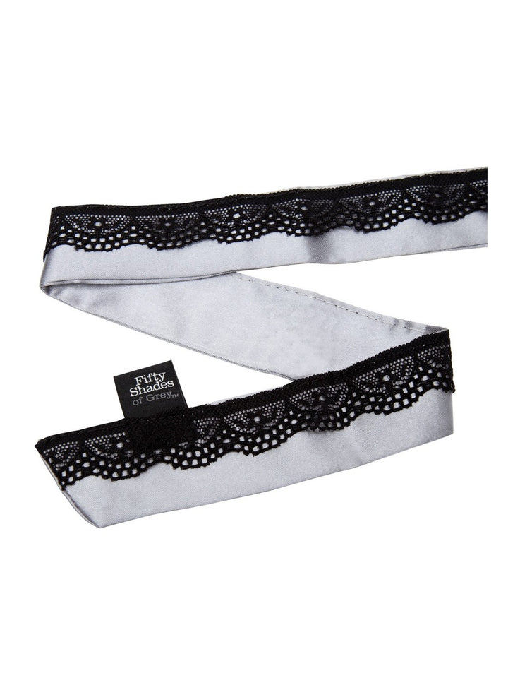 Fifty Shades Of Gray - Satijnen Collar Met Tepelklemmen
