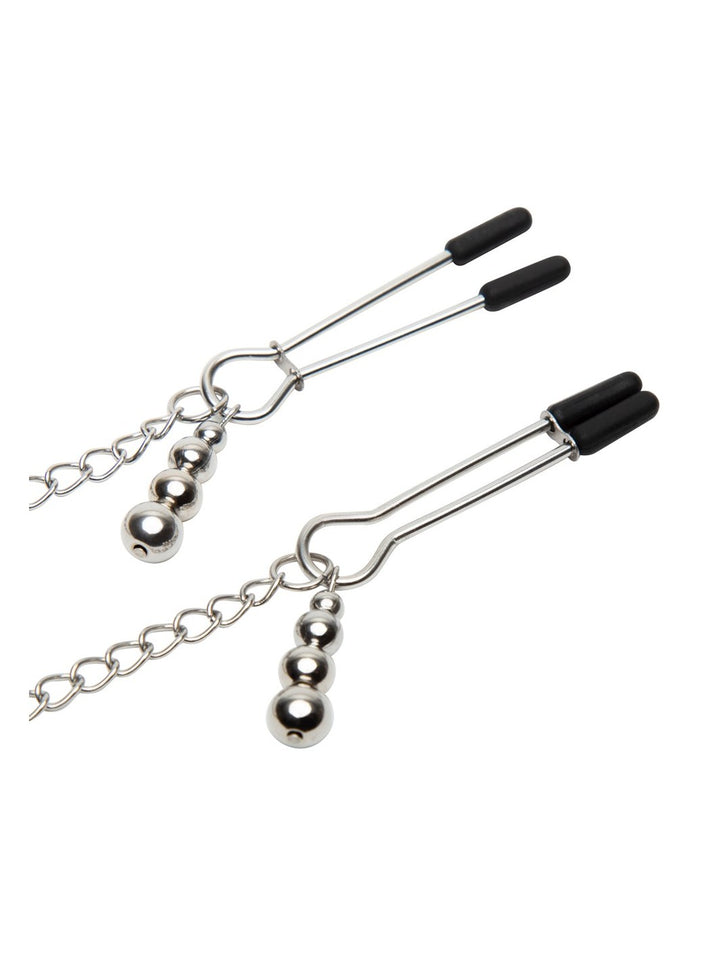 Fifty Shades Of Gray - Satijnen Collar Met Tepelklemmen