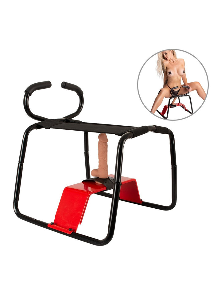 You2Toys seksstoel zwart/rood