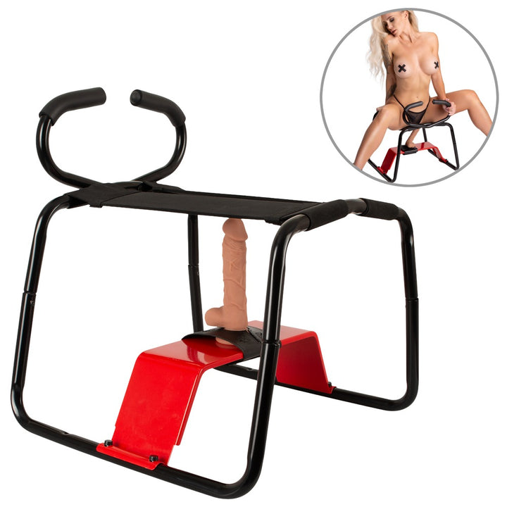 You2Toys sekskruk zwart/rood | SIN&LACE