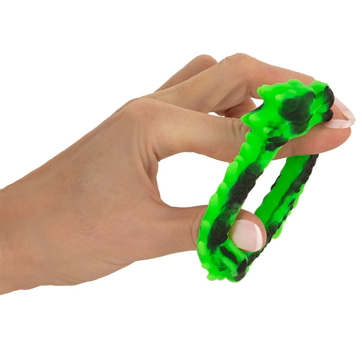 Beasty Cocks Dragon Loop cockring zwart/groen | SIN&LACE