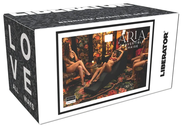 Liberator Aria Flip Chaise zwart | Sex meubel - Liberator | SIN&LACE