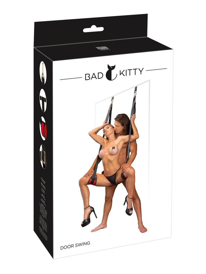 Bad Kitty deur schommel zwart/rood