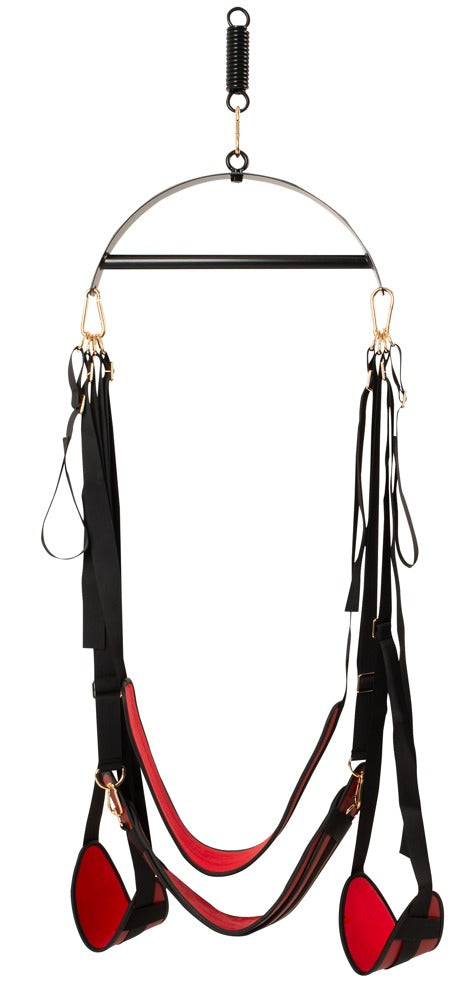 Bad Kitty seksschommel zwart/rood | SIN&LACE