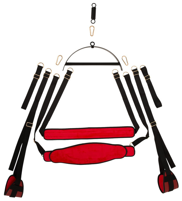 Bad Kitty seksschommel zwart/rood | SIN&LACE