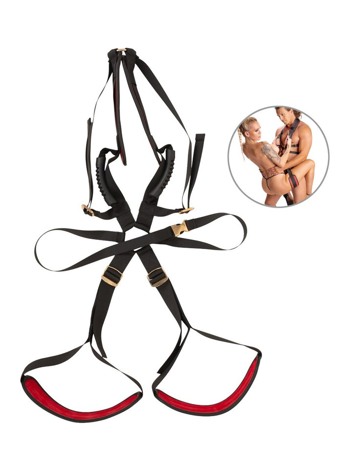Bad Kitty body seksschommel zwart/rood