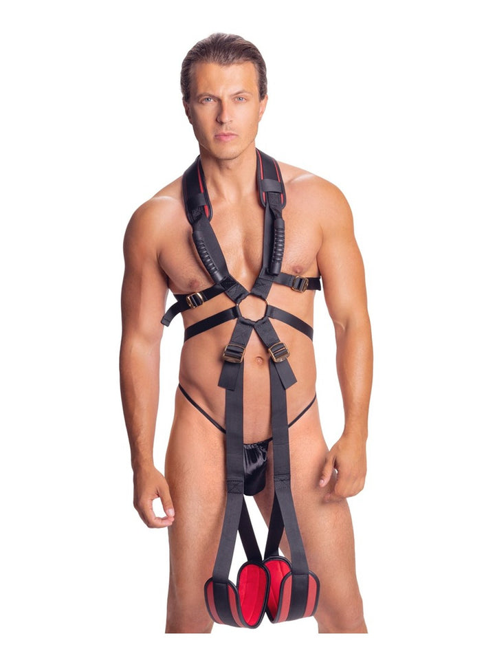 Bad Kitty body seksschommel zwart/rood