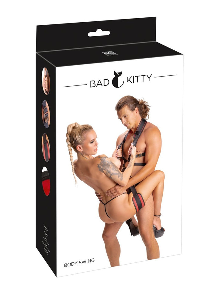 Bad Kitty body seksschommel zwart/rood