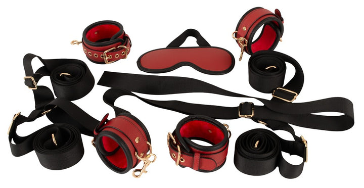 Bad Kitty bedboeien set zwart/rood | SIN&LACE