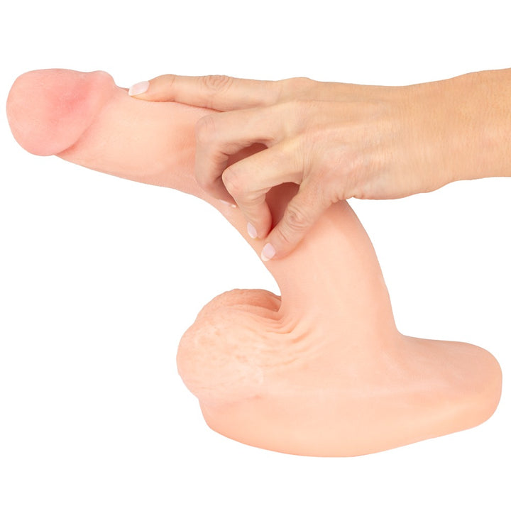 Nature Skin 3-in-1 verlengstuk, dildo en masturbator licht huidskleurig | SIN&LACE