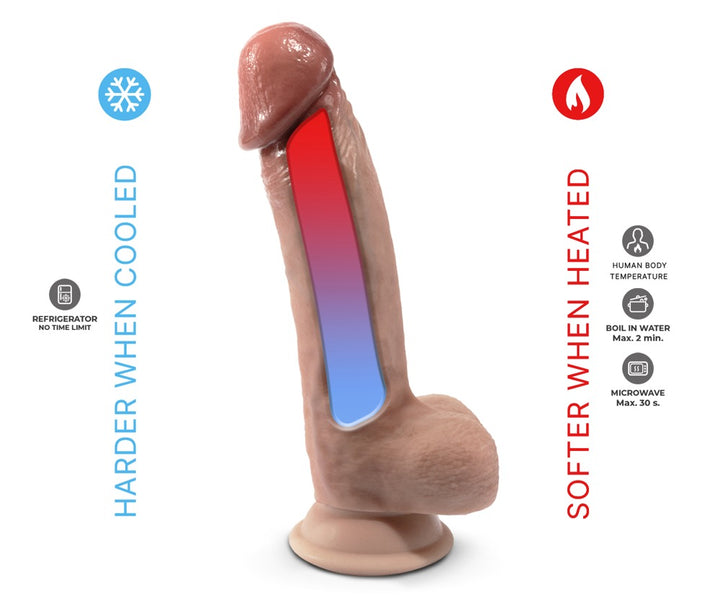 SILEXD Premium Real Skin Model 1 Dildo productfoto 6