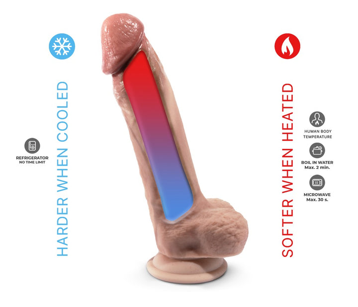 SILEXD Premium Real Skin Model 1 Dildo productfoto 13