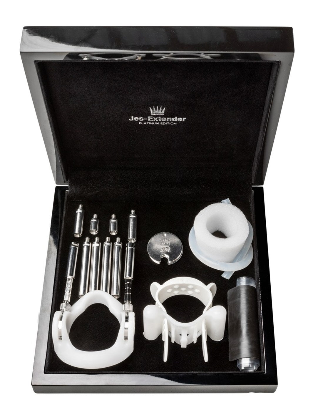 Jes-Extender Platinum penisvergroter zilver/wit