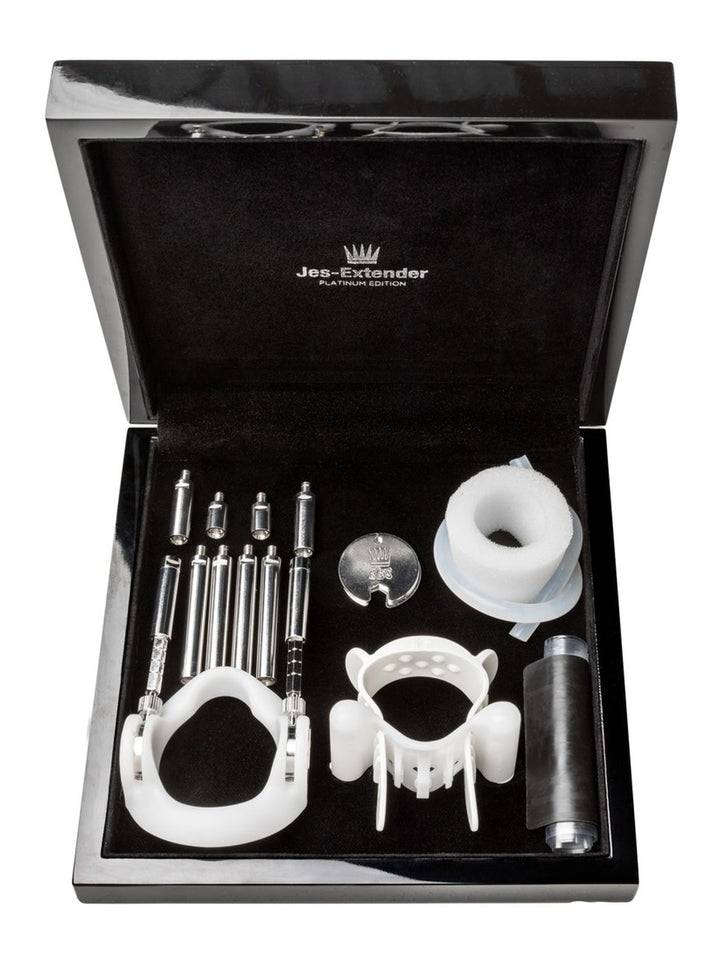 Jes-Extender Platinum penisvergroter zilver/wit