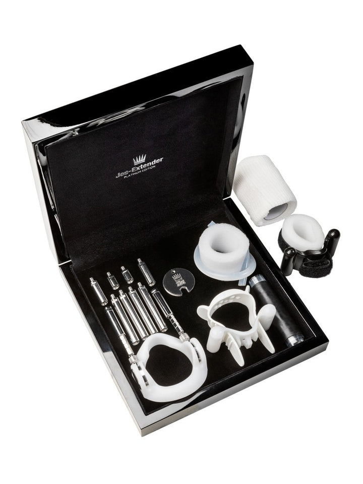 Jes-Extender Platinum penisvergroter zilver/wit