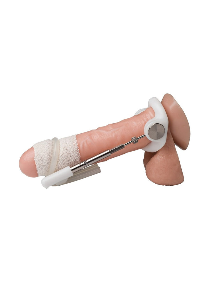 Jes-Extender Platinum penisvergroter zilver/wit
