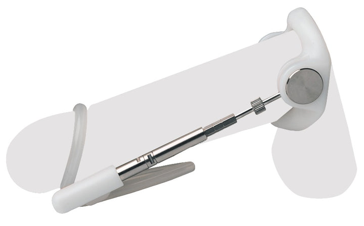 Jes-Extender Platinum penisvergroter zilver/wit | SIN&LACE