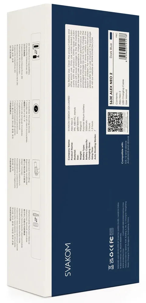 Svakom - Alex Neo 2 masturbator | Masturbators - Kiiroo | SIN&LACE