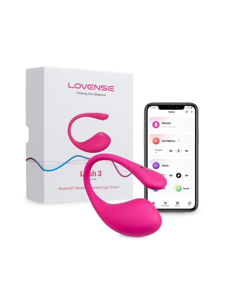 Lush 3 - Vibrator ei met app - roze