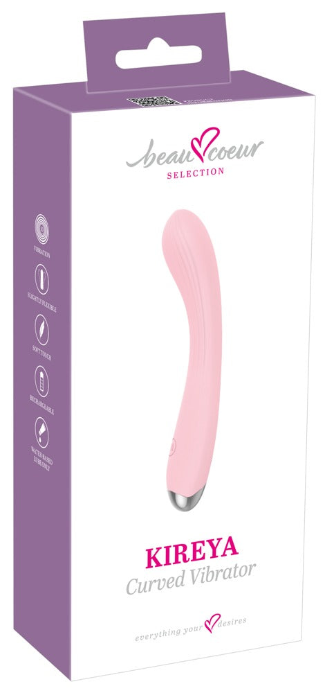 beau coeur KIREYA gebogen vibrator roze | SIN&LACE