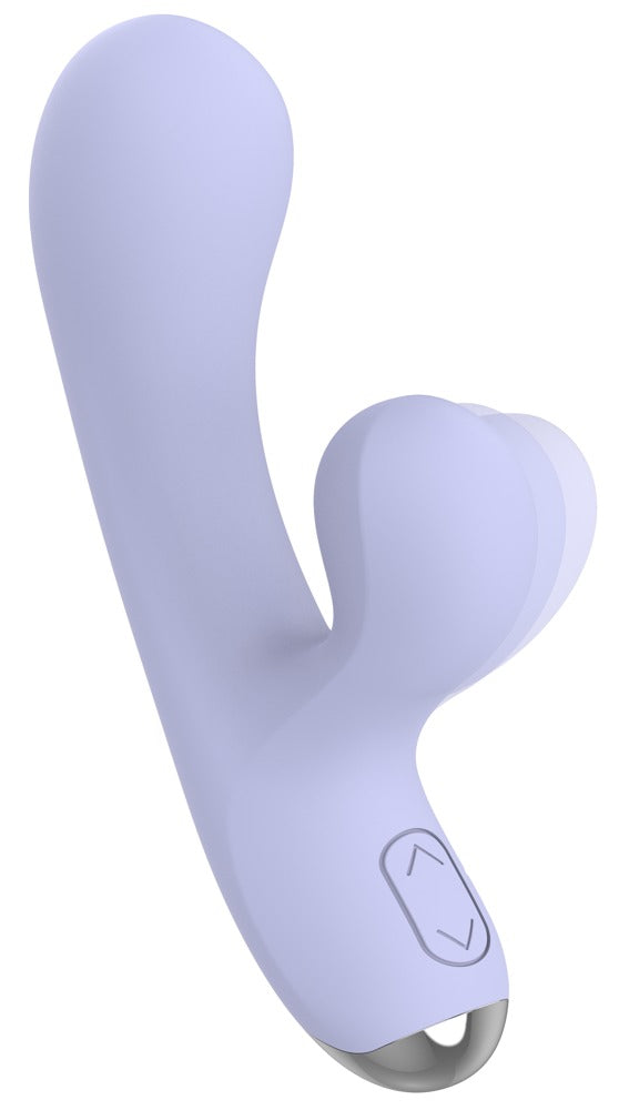 beau coeur RIVANO gebogen rabbit vibrator paars | SIN&LACE