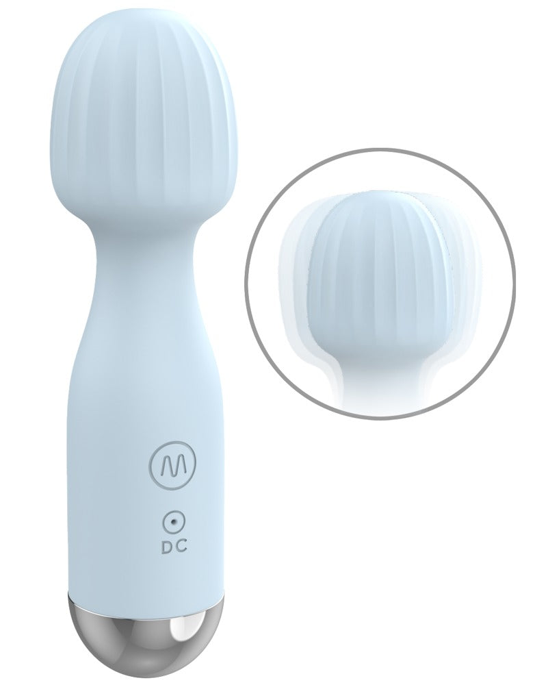 beau coeur VANYOR mini massagewand blauw | SIN&LACE
