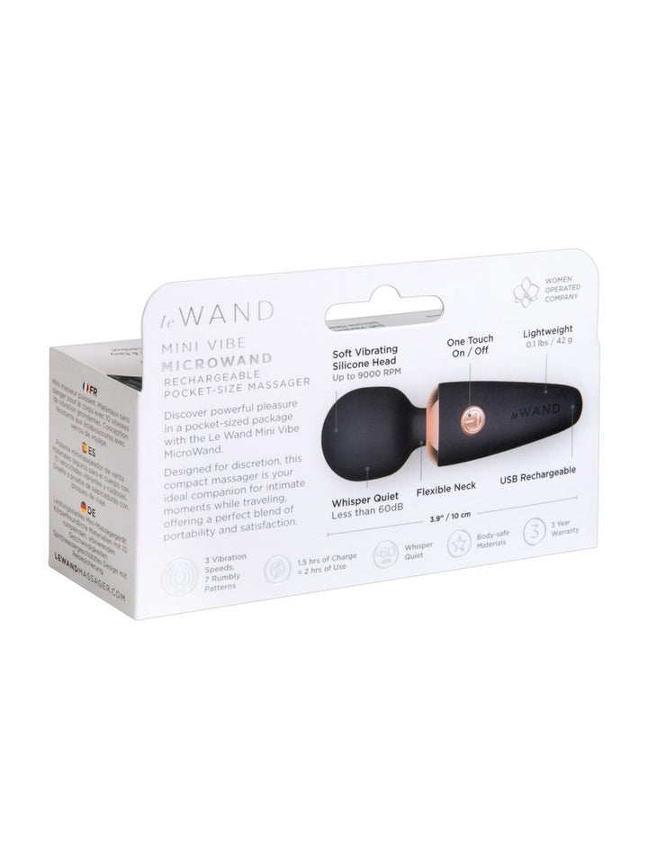 Le Wand Mini Micro Wand - BLACK