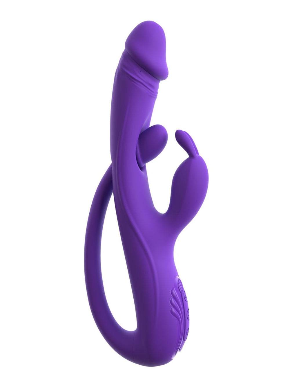 Sweet Smile rabbit vibrator met G-spot/anaal stimulator paars