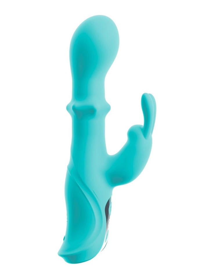 beau coeur ORIVEN schuifring rabbit vibrator turquoise