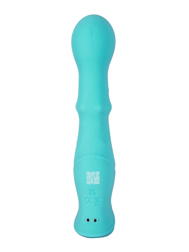 beau coeur ORIVEN schuifring rabbit vibrator turquoise