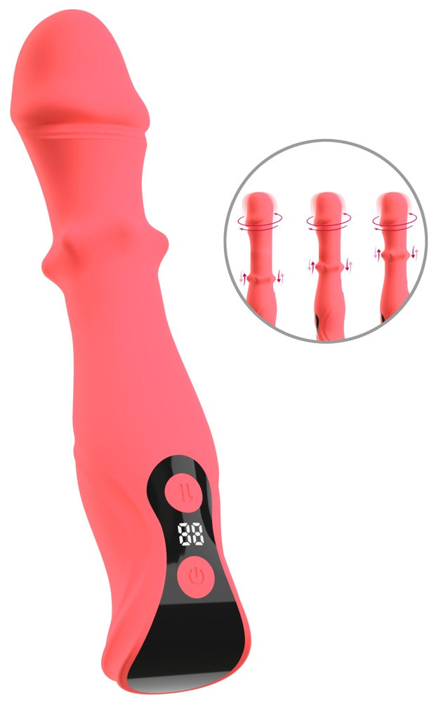beau coeur ORYVIA schuifring vibrator felroze | SIN&LACE
