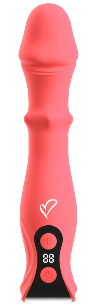 beau coeur ORYVIA schuifring vibrator felroze | SIN&LACE